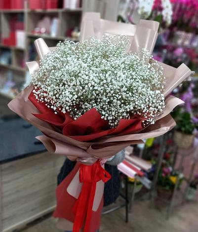 Букет цветов из: Гипсофила в Тээли