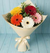 Букет цветов из:  Герберы в Тээли