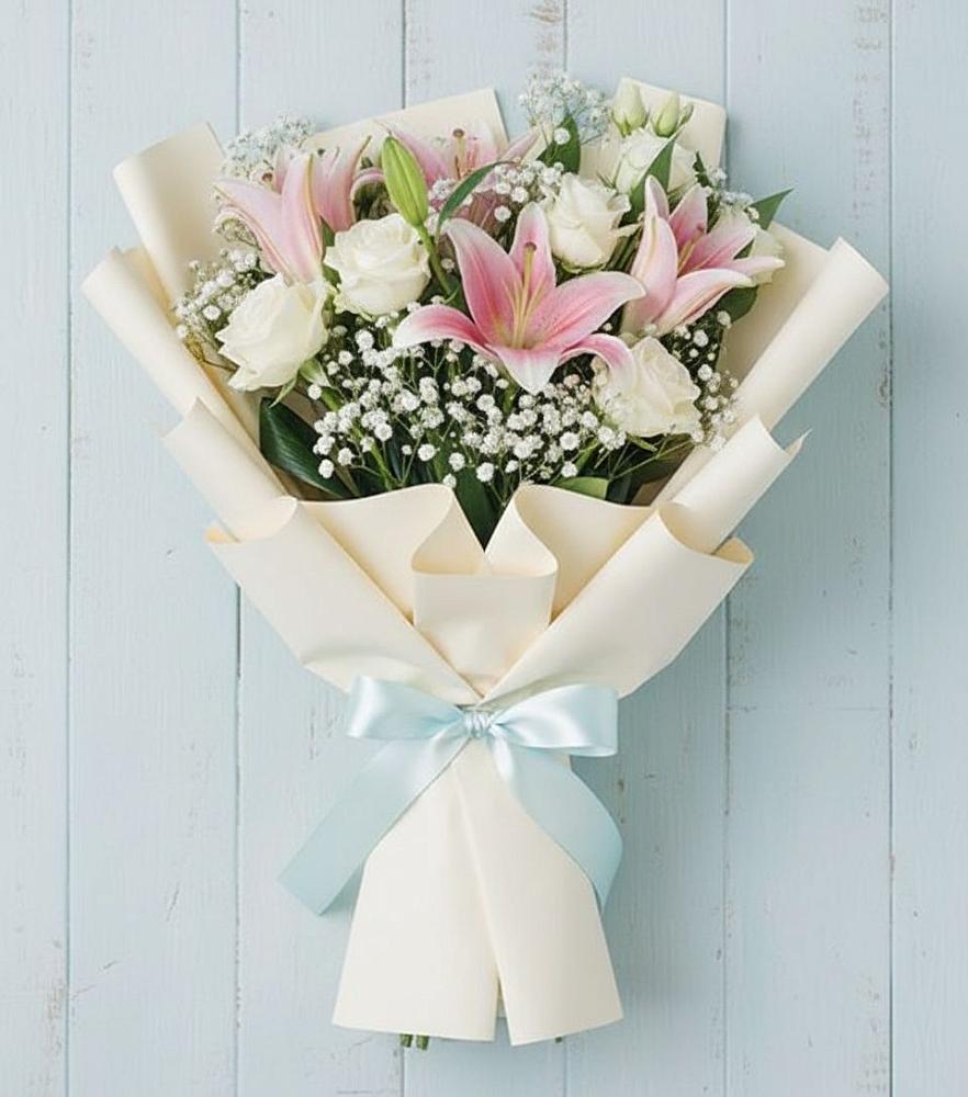 Букет цветов из: Лилии в Тээли