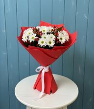 Букет цветов из:  Хризантемы #REPLACE_PRED# Тээли