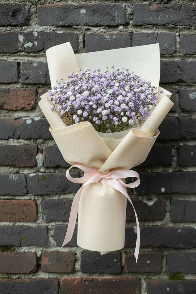 Букет цветов из: Гипсофила в Тээли