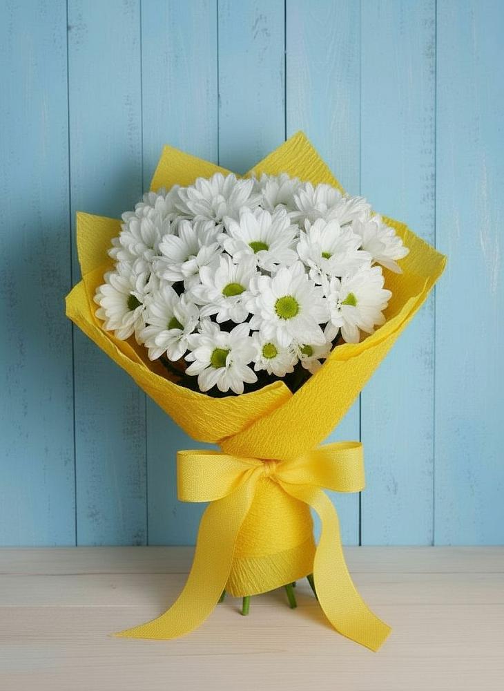 Букет цветов из: Хризантемы в Тээли