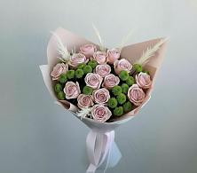 Букет цветов из:  Розы и Хризантемы #REPLACE_PRED# Тээли